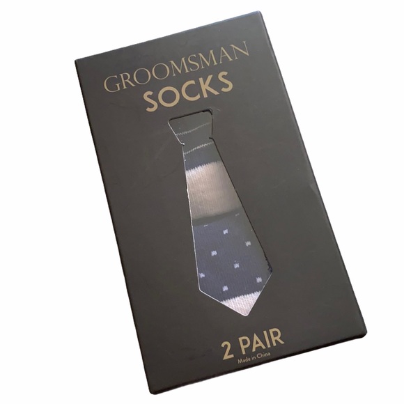 Other - NEW 4 pairs funny Groomsman socks